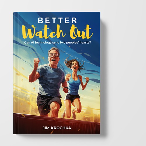 Romantic book cover with the title 'Better watch out'