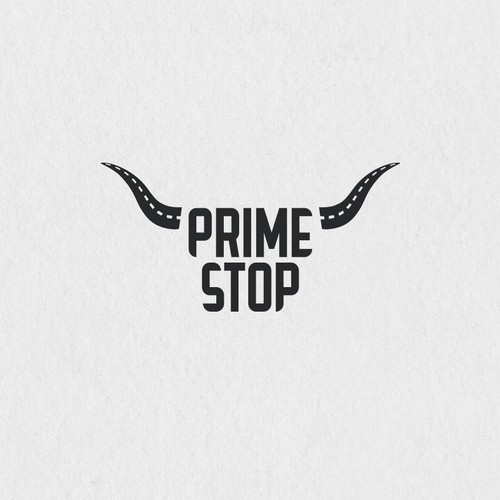 Cattle logo with the title 'Prime Stop'
