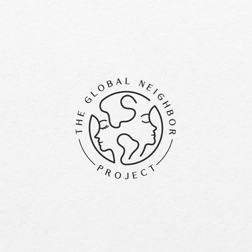 Global logo with the title 'Logo for cross-cultural organization'