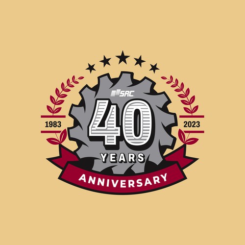 Best logo with the title '40'