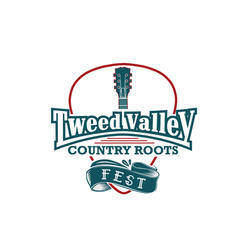 Country music logo with the title 'Tweed Valley Country Roots Festival'