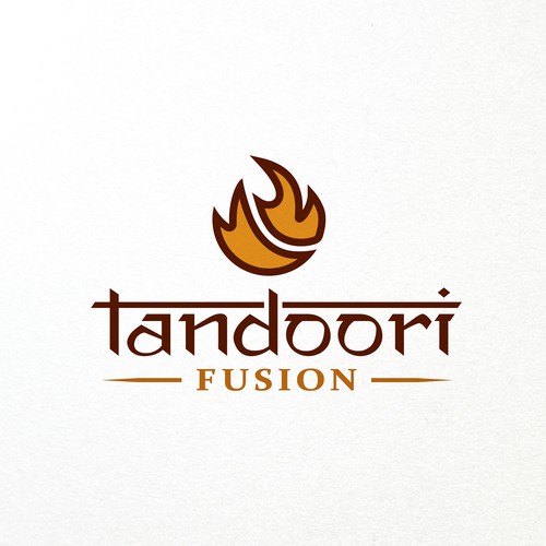 Indian logo with the title 'Logo for an Upscale Indian Restaurant'