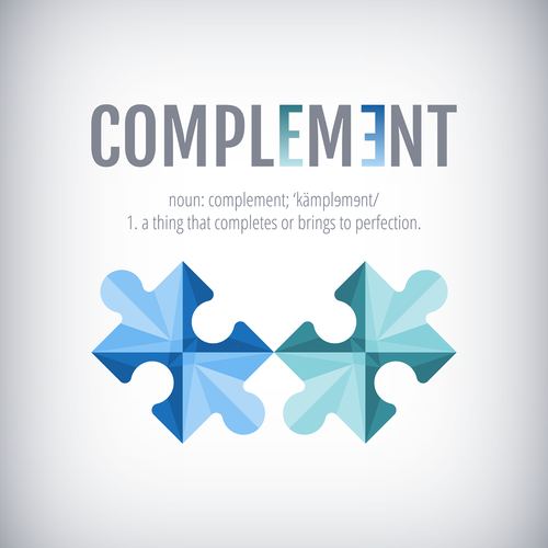 Puzzle piece logo with the title 'Complement'