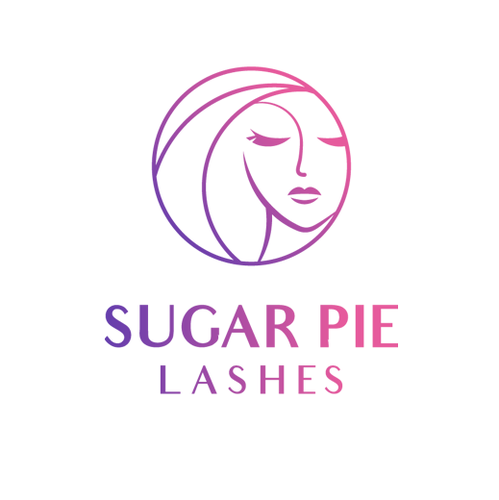 Eyelash design with the title 'Sugar Pie Lashes'