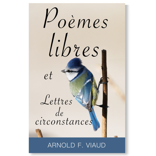 Bird book cover with the title 'Poetry book in french'