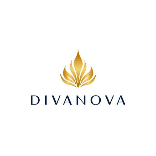 Facial logo with the title 'Divanova'