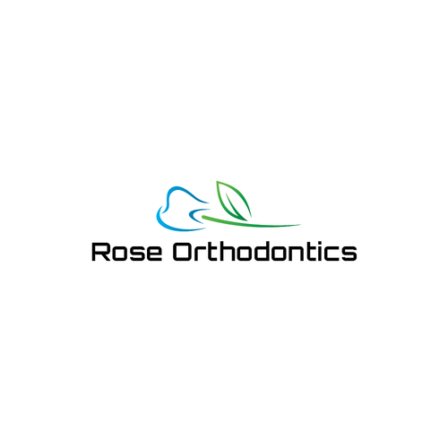 Dental logo with the title 'Rose Orthodontics'
