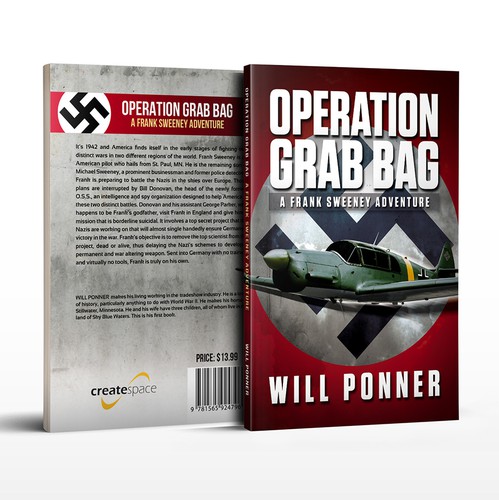 History book cover with the title 'Book cover proposal'