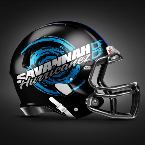 Athletic logo with the title 'Logo for semi-pro football team'