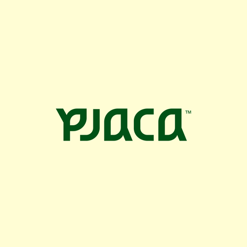 Food and beverage logo with the title 'pjaca'