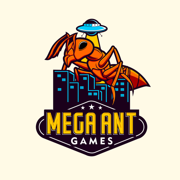 City logo with the title 'Mega Ant Logo'