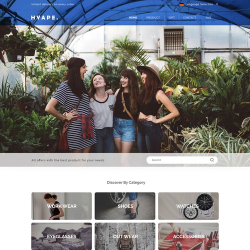 Branding website with the title 'Ecommerce Website'