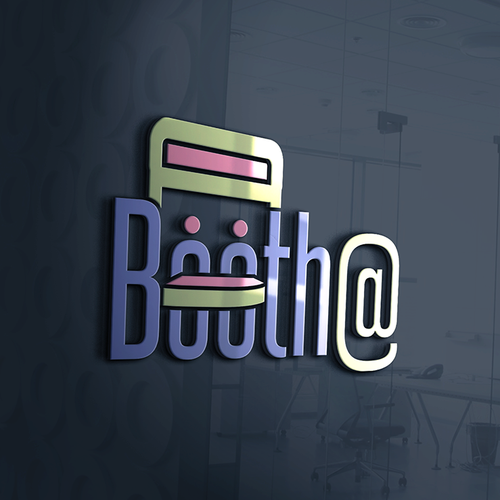 Booth design with the title 'logo for Booth@'