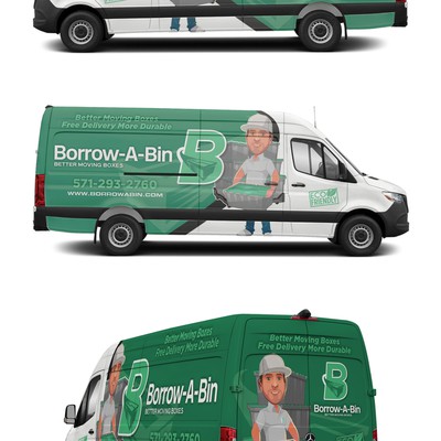 borrow a bin van wrap