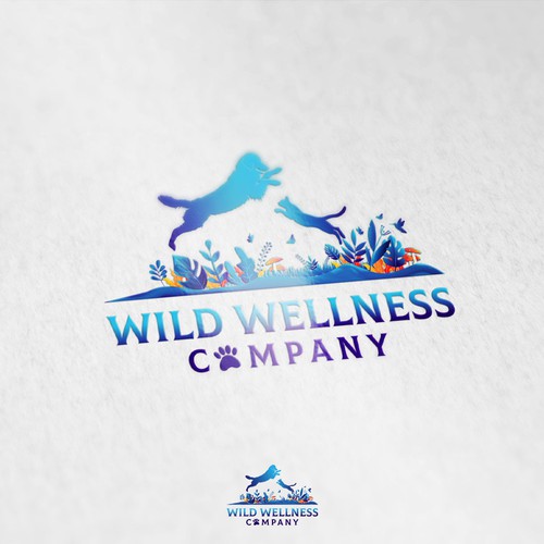 Marker design with the title 'Wild Wellness Company'