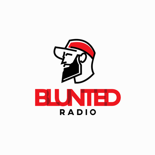 Cap design with the title 'Blunted Radio'