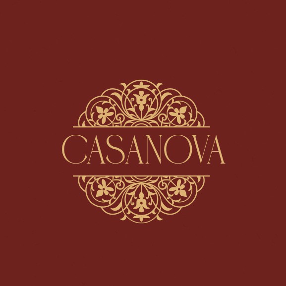 Organic logo with the title 'Casanova'