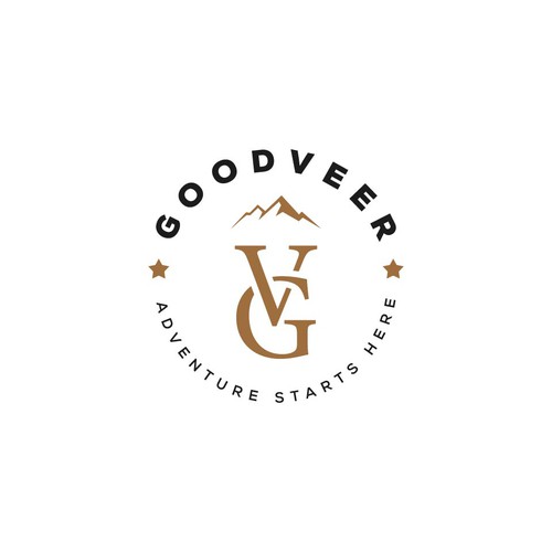 Tent design with the title 'Logo for GOODVEER'