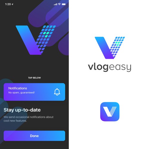 Editing logo with the title 'Logo for a video editing app'