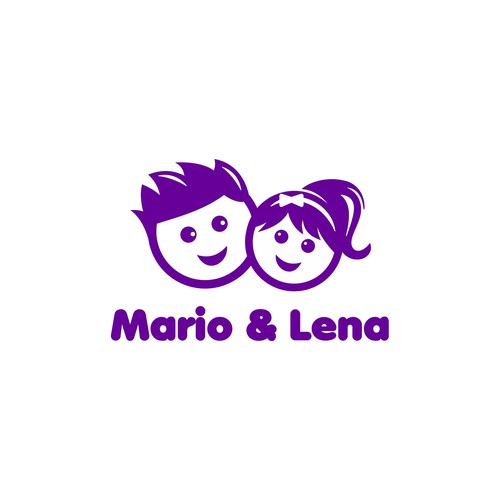 Boy logo with the title 'Logo Design'