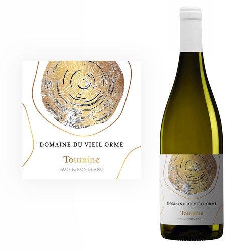 Winner label with the title 'Wine label design'