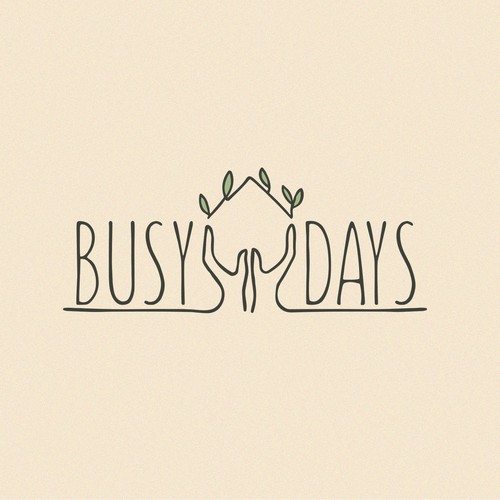 Family business logo with the title 'Minimalistic and feminine logo concept'