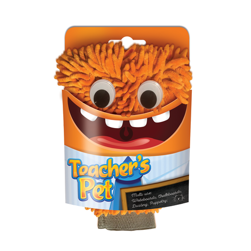 Teacher design with the title 'Teachers Pet Packaging design'