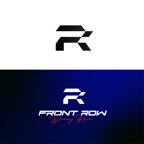 Abstract tree logo with the title 'Letter F + R'