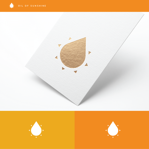 Medicinal logo with the title 'Oil of Sunshine Logo'