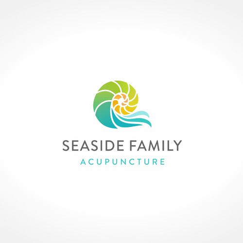 Medical design with the title 'Seaside family'