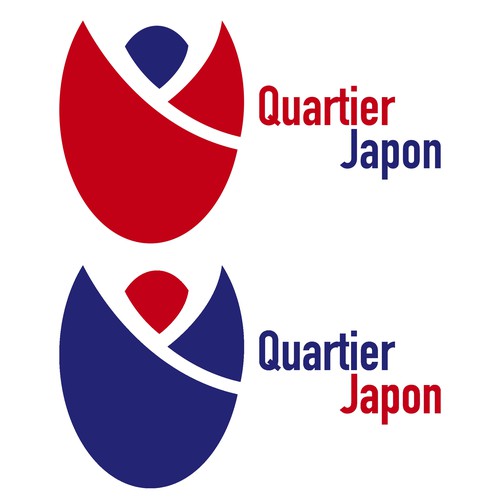 Out-of-the-box logo with the title 'Logo design for Quartier Japon'