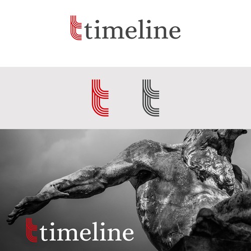 Newspaper logo with the title 'Timeless logo for news media.'