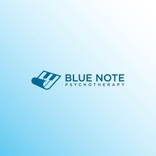 Piano keys design with the title 'Piano Paper Logo'