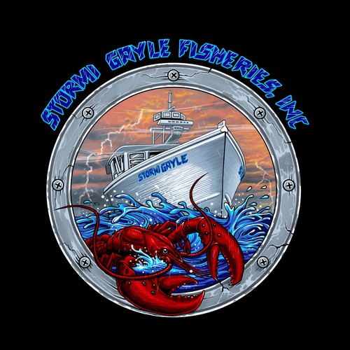 Agriculture t-shirt with the title 'Fishing vessel shirt logo/art '