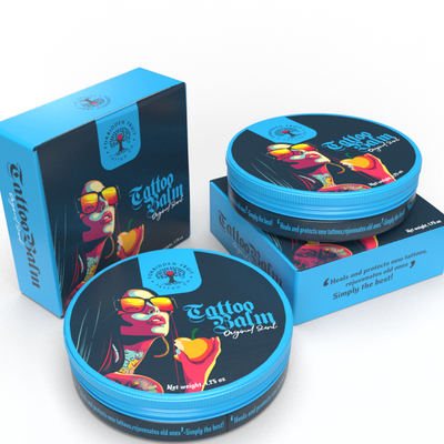 tatoo balm jar and box