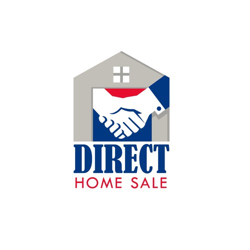 Real estate logo with the title 'Direct Home Sale'
