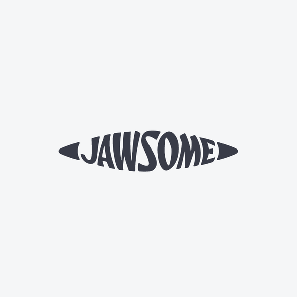 Awesome logo with the title 'Custom Wordmark Design'