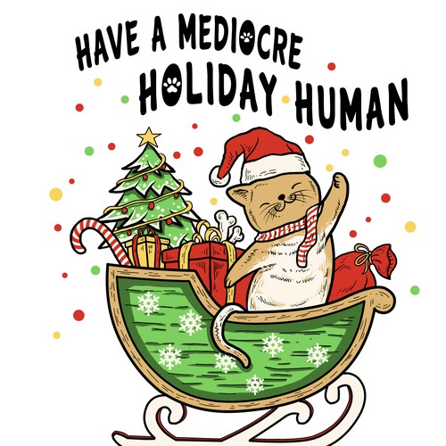 Christmas t-shirt with the title 'TSHIRT DESIGN'