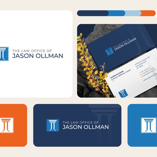 Logo with the title 'Law office of JASON OLLMAN'