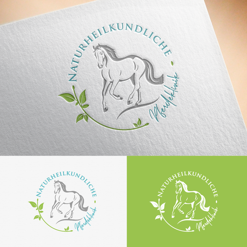 Horse riding logo with the title 'Logo'