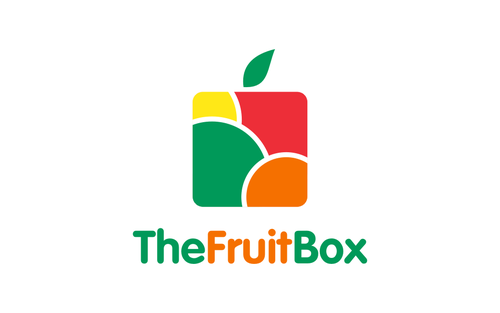 Banana logo with the title 'Fruits delivery company logo'