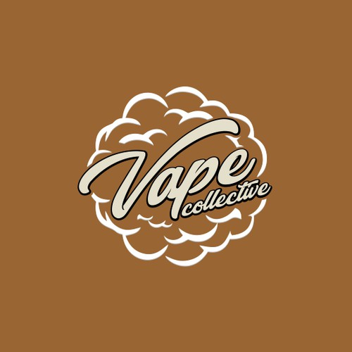 Vapor logo with the title 'Vape Logo'