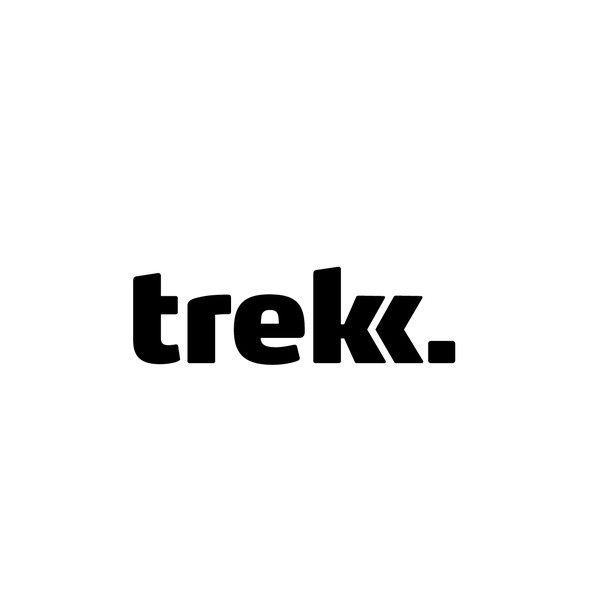 Simple font logo with the title 'Trekk Fitness Logo'