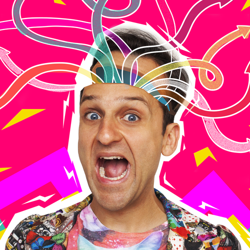 Crazy design with the title 'just some crazyness :))'