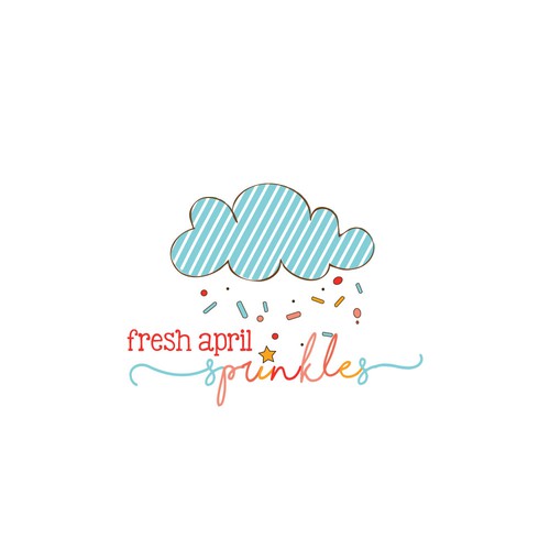 Cupcake design with the title 'food blogger'