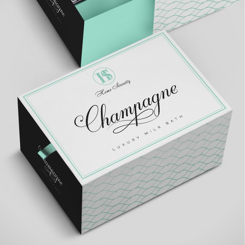 Home packaging with the title 'package and Logo design'