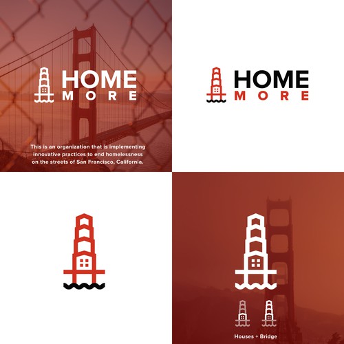 Double meaning logo with the title 'San Francisco Brigde'