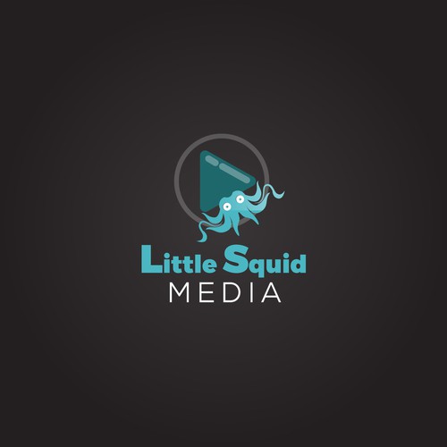 Media brand with the title 'Squid Media logo'