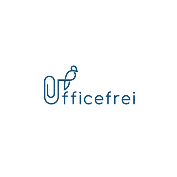 Clip design with the title 'Officefrei (Officefree)'