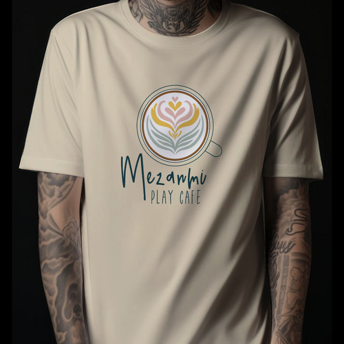 Coffee t-shirt with the title 'Mezanmi Play Cafe'